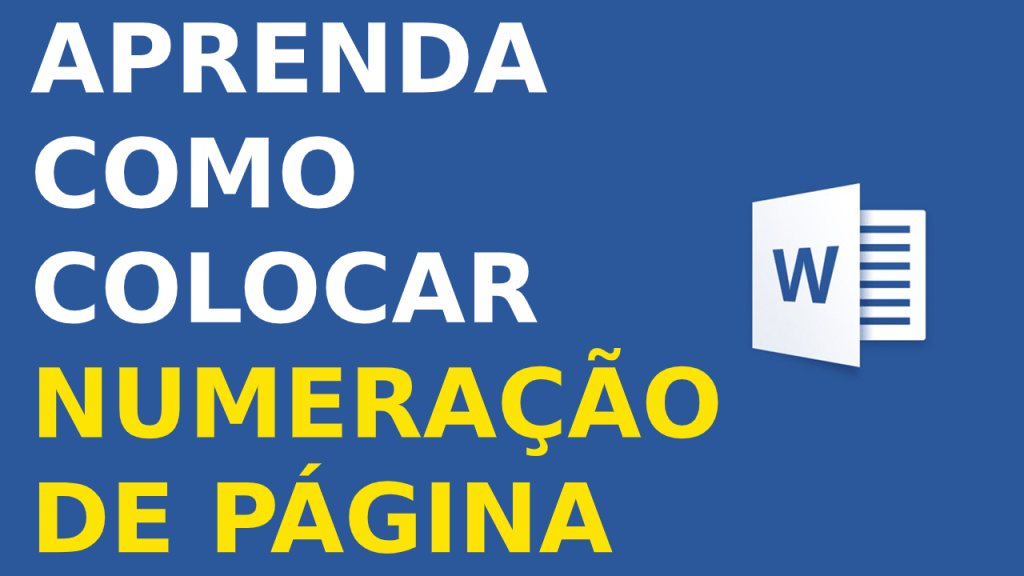 Como colocar numeração de páginas no Word padrão ABNT